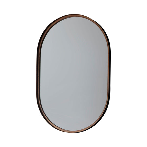 Greystoke Bronze Oval Mirror Gallery Direct