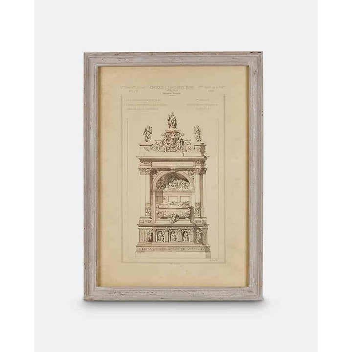 Framed Print - Le Parc The Vintage Garden Room