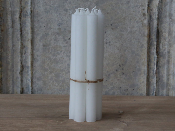 White Dinner Candle - Bundle of 7 Chic Antique