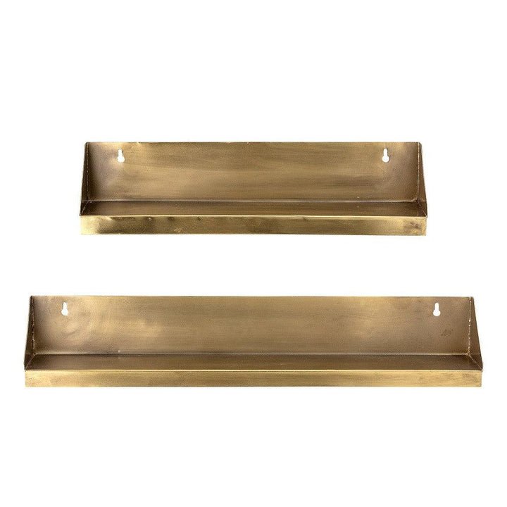 Brass Shelves - Set of 2 Bloomingville
