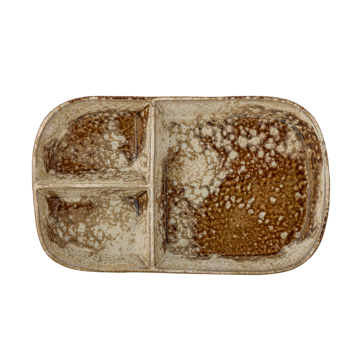 Light Brown Ceramic Tray - L Bloomingville
