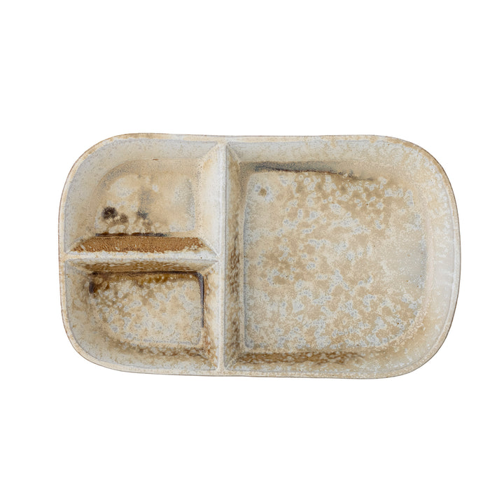 Light Brown Ceramic Tray - L Bloomingville