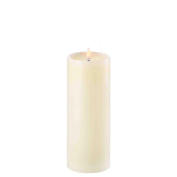 LED Pillar Candle 20 cm - Ivory Podfurniture