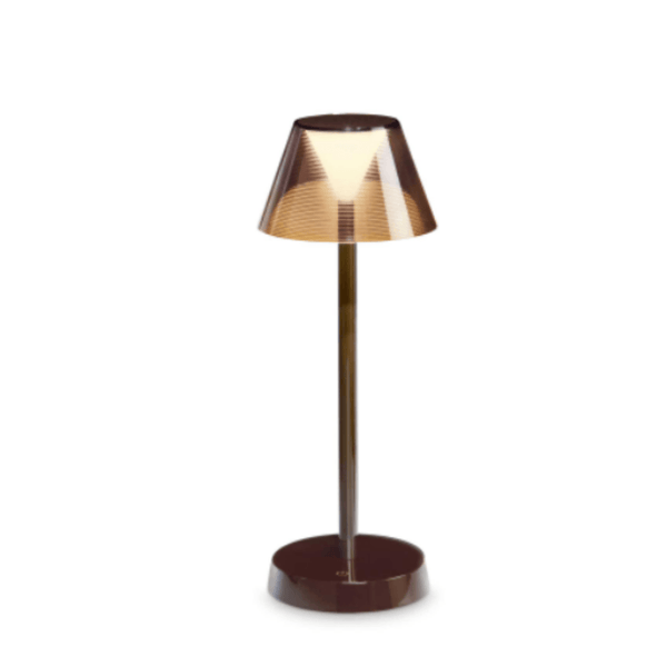 Libby LED Outdoor Table Lamp - Brown Ideal Lux