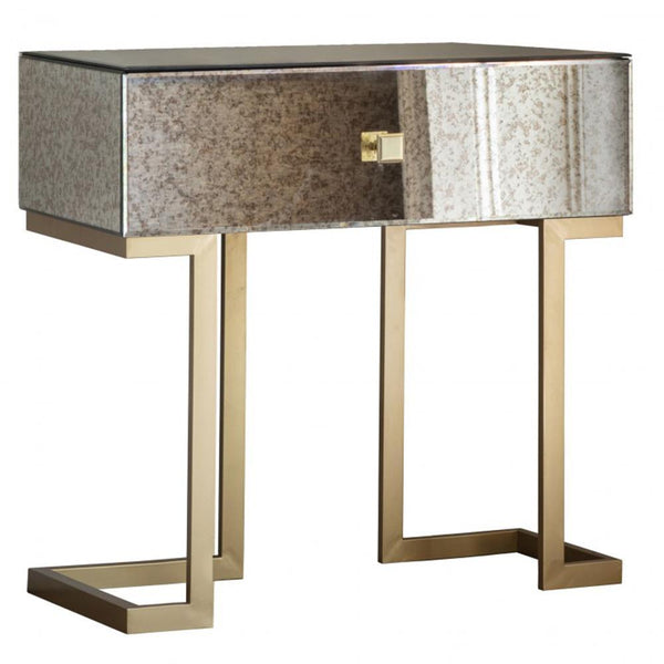 Amberley 1 Drawer Side Table Gallery Direct
