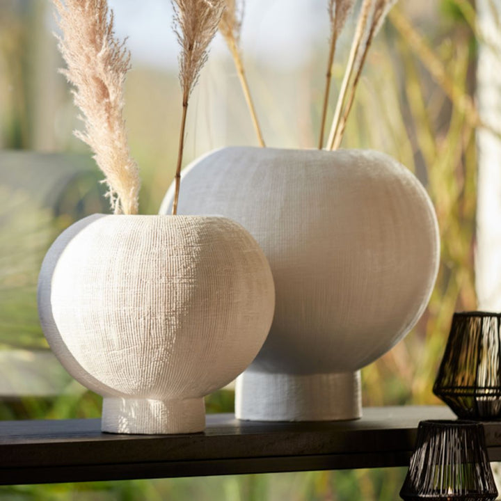 Beth Matte White Vase - Pod Furniture Ireland