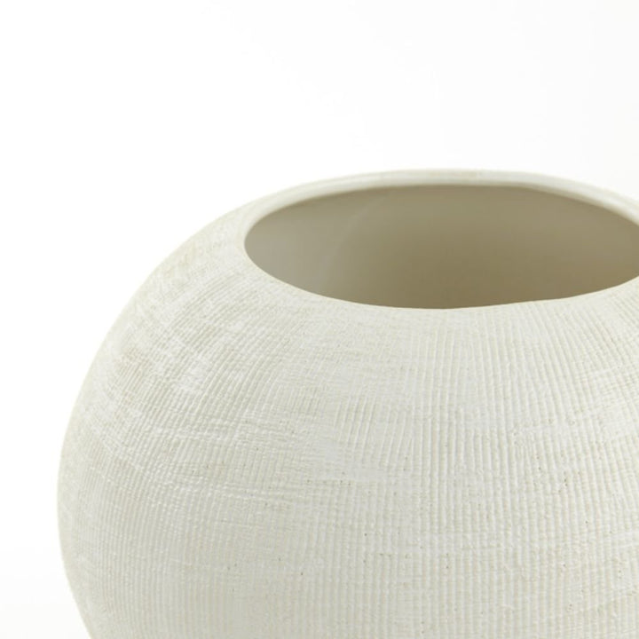 Beth Matte White Vase - Pod Furniture Ireland