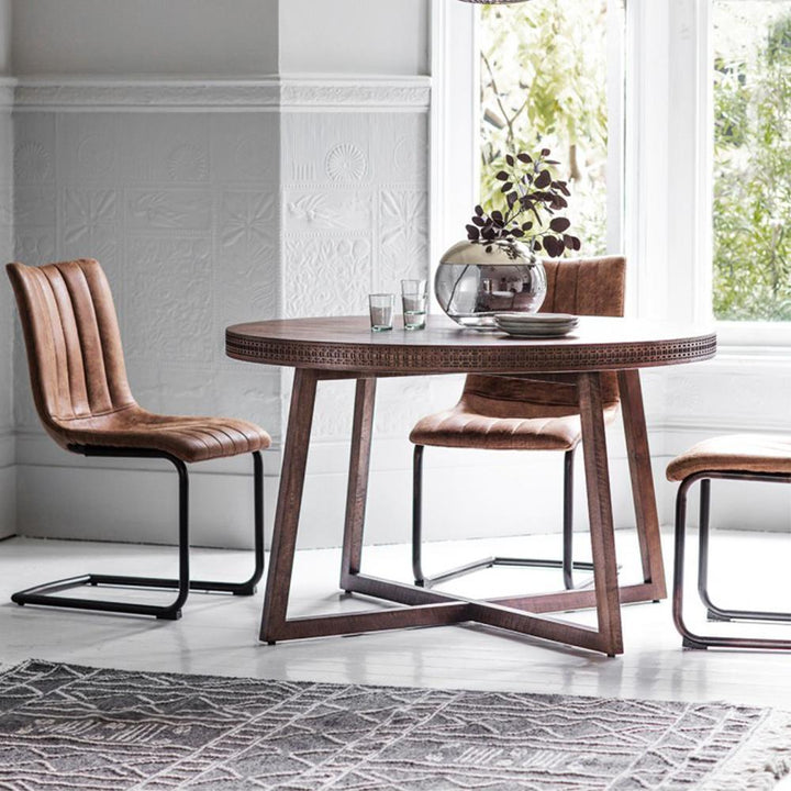 Boho Retreat Round Dining Table 120cm - Pod Furniture Ireland