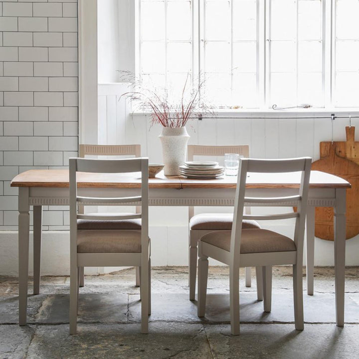 Bronte Extending Dining Table Taupe Gallery Direct