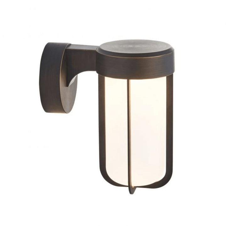 Alva Outdoor Wall Light Bronze/Frosted Gallery Direct
