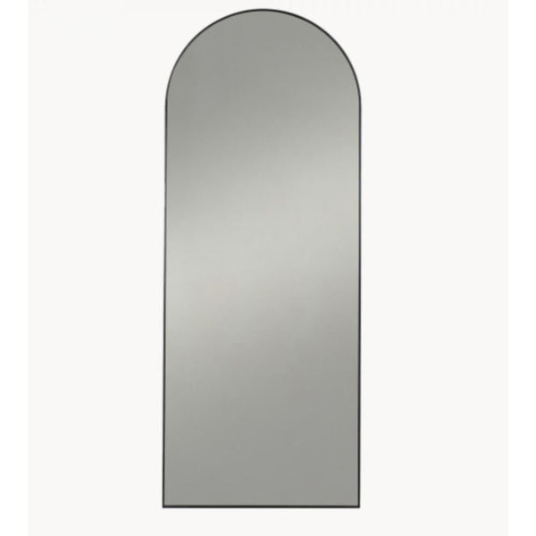 Brook Tall Iron Framed Arched Mirror - Pod Furniture Ireland