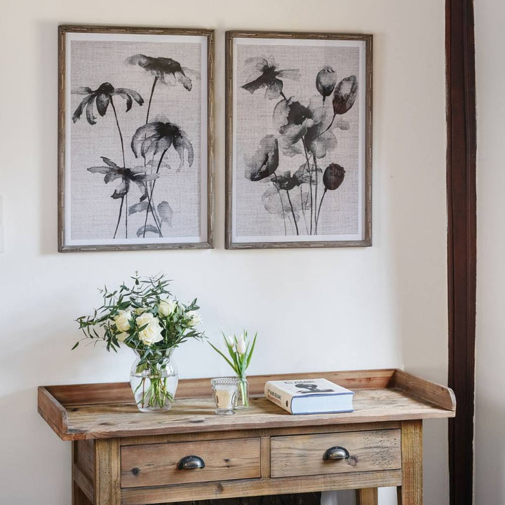 Brook Set of 2 Framed Wilted Flower Wall Art - Pod Furniture Ireland