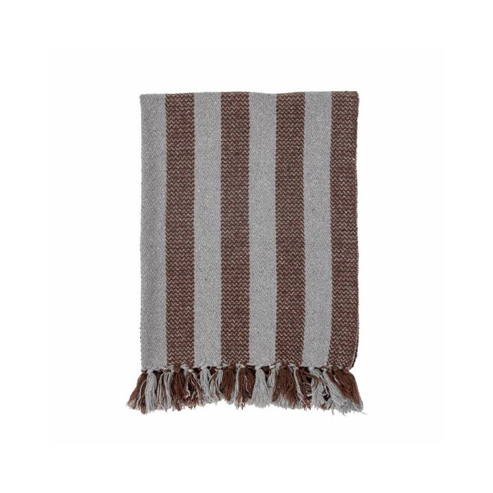 Brown Striped Throw - Pod Furniture Ireland