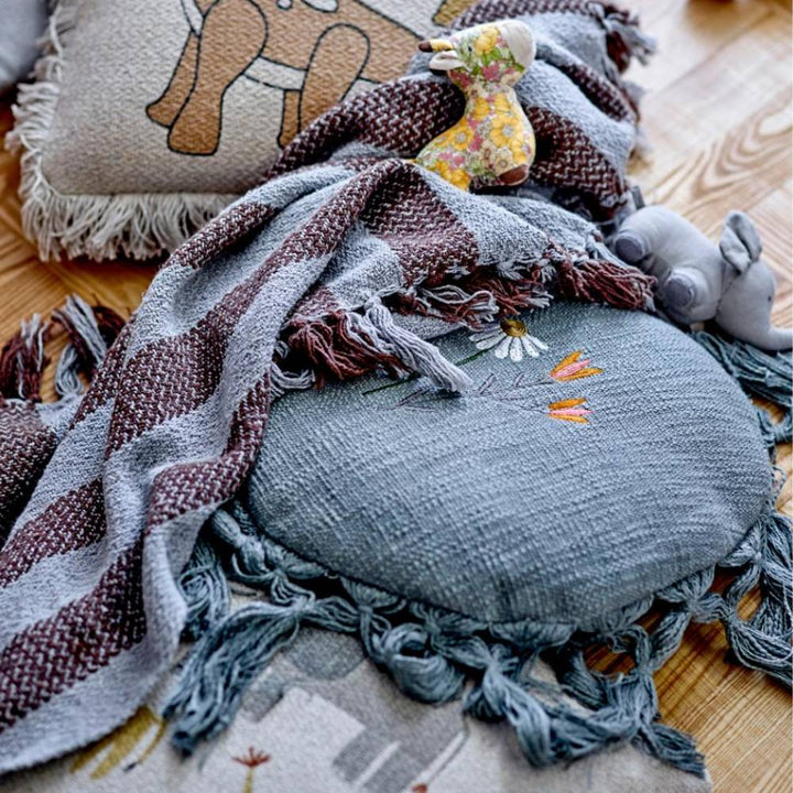 Brown Striped Throw - Pod Furniture Ireland