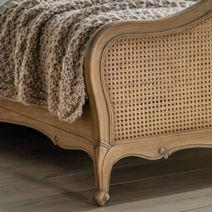 Chic 6' Cane Bed Weathered Gallery Direct