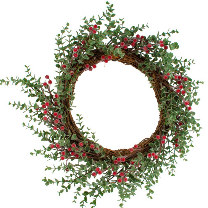 Winter Red Berry Wreath - 50cm Grand Illusions