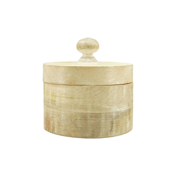 Decorative Wood Jar Exner