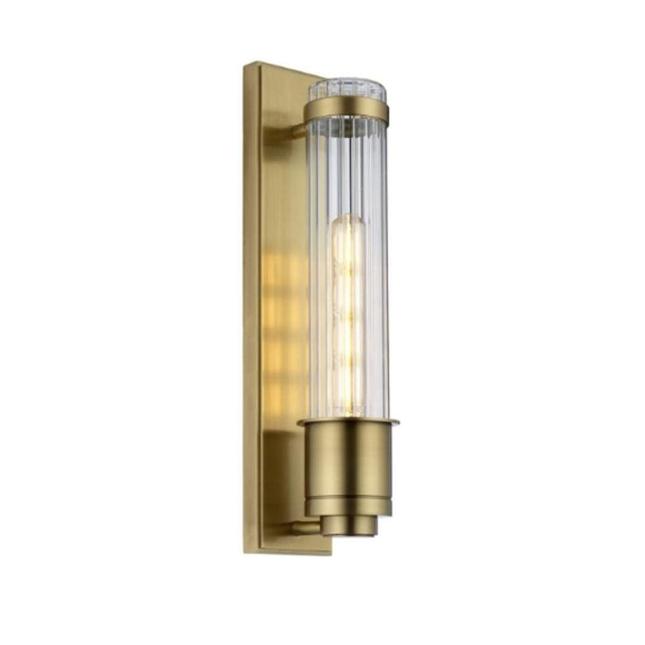 Dressage Bathroom Wall Light - Aged Brass Quality Lighting