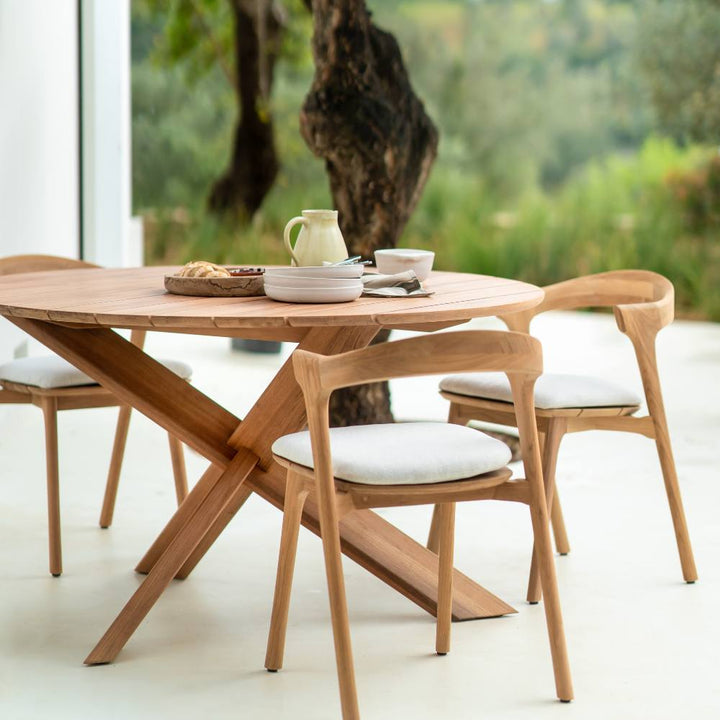 Ethnicraft Circle Outdoor Dining Table - Pod Furniture Ireland