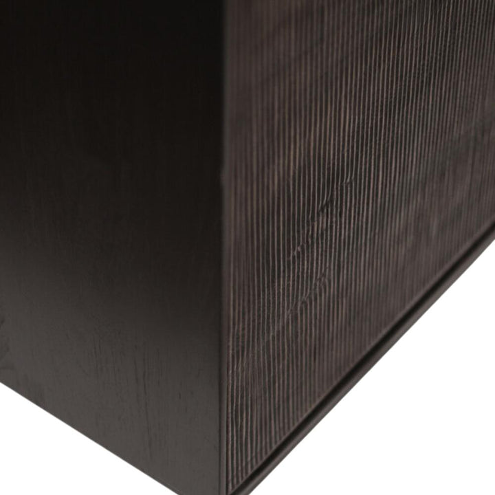 Ethnicraft Grooves Sideboard - Teak Black - Pod Furniture Ireland