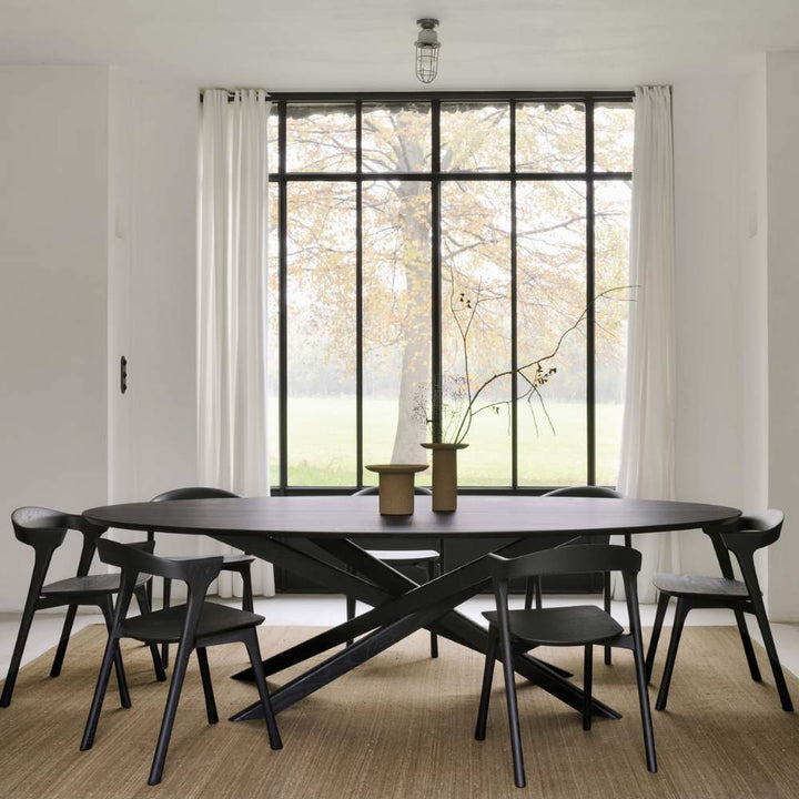 Ethnicraft - Mikado - Oval Dining Table - Pod Furniture Ireland