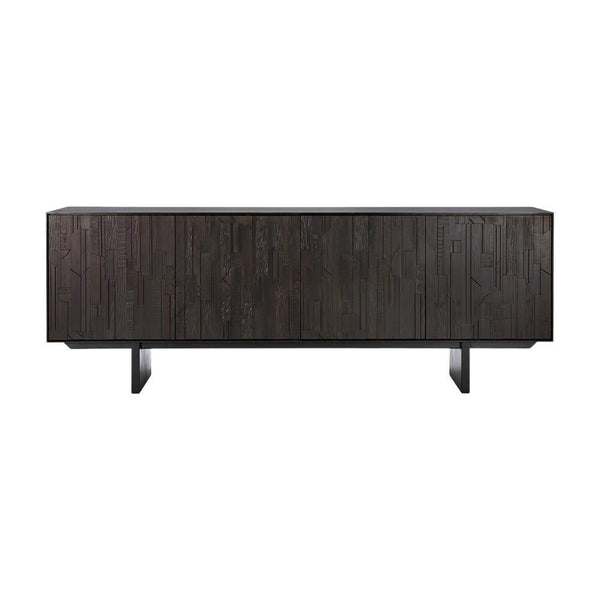 Ethnicraft Mosaic Sideboard - Teak Black - Pod Furniture Ireland