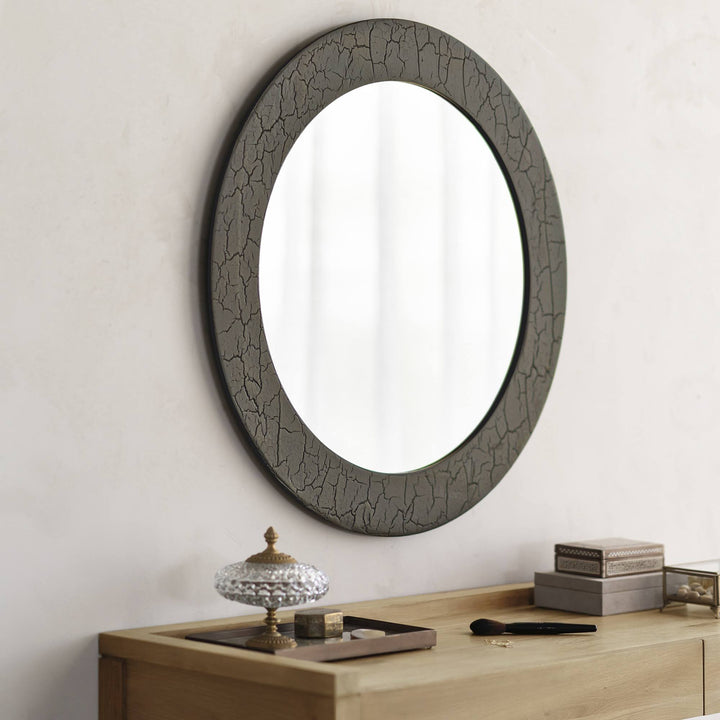 Ethnicraft Sphere Wall Mirror - 78cm Round Diameter - Pod Furniture Ireland