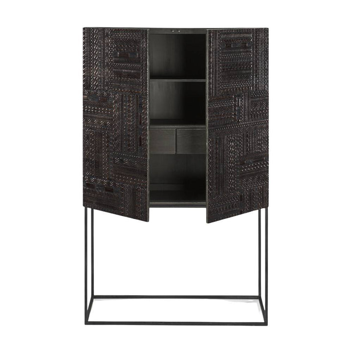 Ethnicraft Tabwa Cupboard - Teak Black - Pod Furniture Ireland