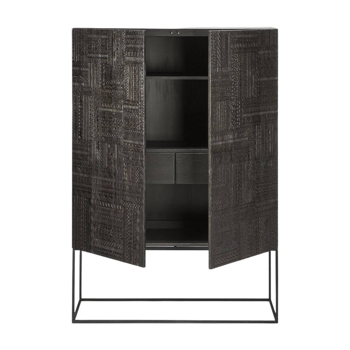 Ethnicraft Tabwa Cupboard - Teak Black - Pod Furniture Ireland