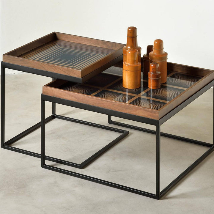 Ethnicraft Tray Coffee Table Set - Pod Furniture Ireland