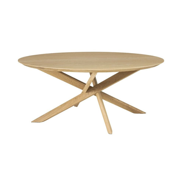 Ethnicraft Round Mikado Coffee Table - Pod Furniture Ireland