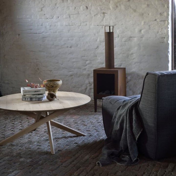 Ethnicraft Round Mikado Coffee Table - Pod Furniture Ireland