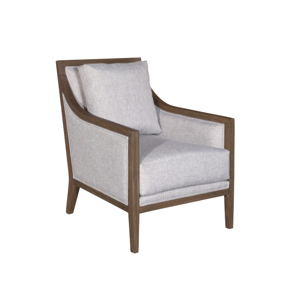 Haddon Wingback Armchair Contemporary Walnut Finish Podfurniture