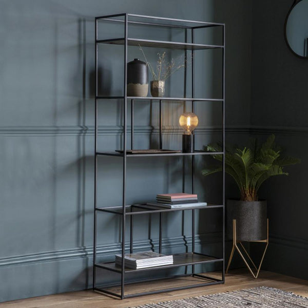 Hadston Display Unit Antique Gold Gallery Direct