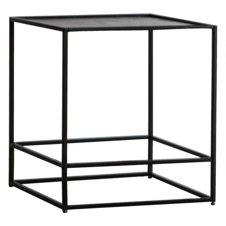 Hadston Side Table Antique Silver Gallery Direct