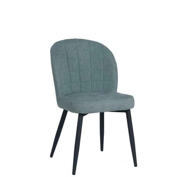 The Hilda Fabric Dining Chair- Light Green Kelston House