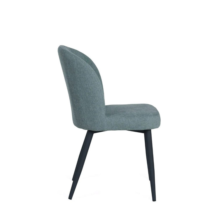 The Hilda Fabric Dining Chair- Light Green Kelston House