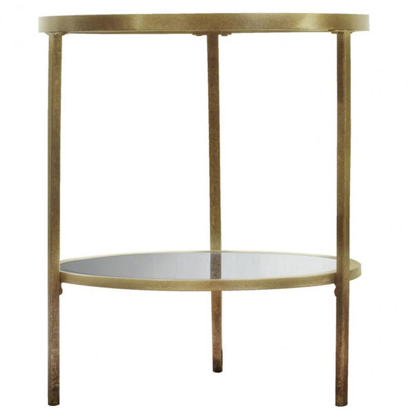 Hunter Side Table Champagne - 2 Left to Sell Gallery Direct