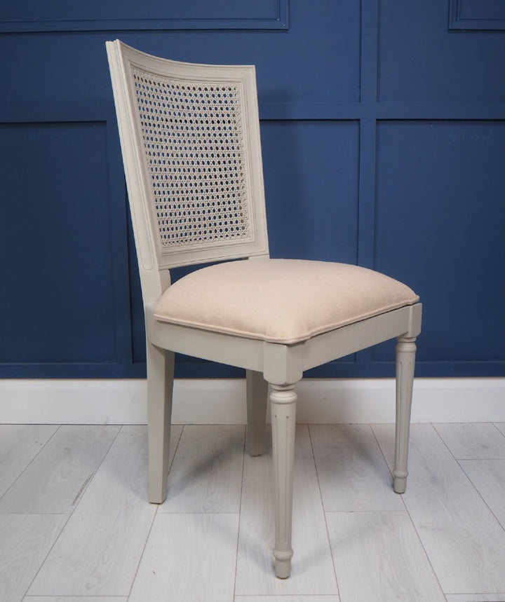Sienna Rattan Dining Chair in Grey Kelston House
