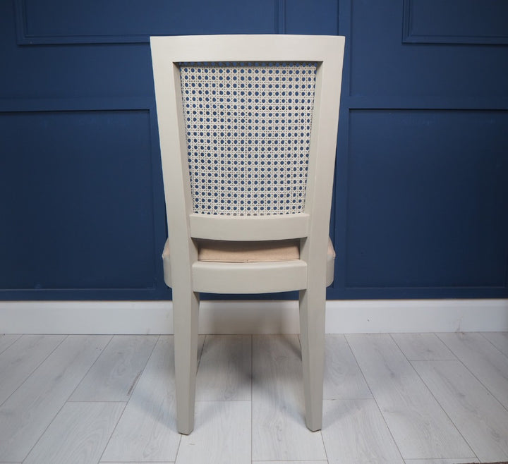 Sienna Rattan Dining Chair in Grey Kelston House