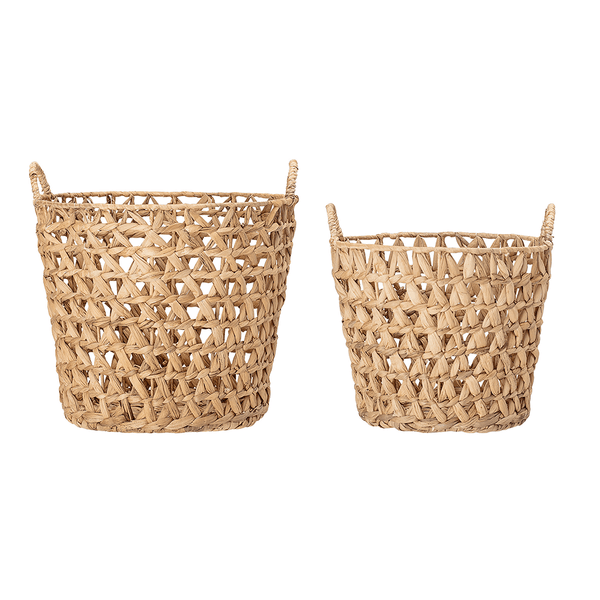 Water Reed Basket, Set of 2 Podfurniture