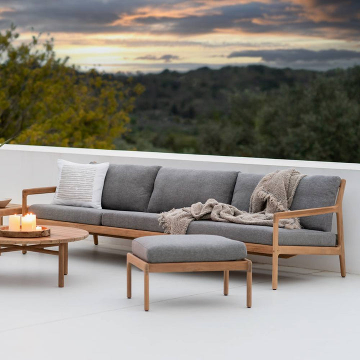 Ethnicraft Jack Outdoor Footstool - Pod Furniture Ireland