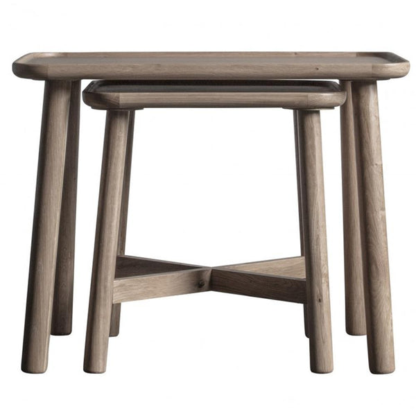 Kingham Nest Of 2 Tables Grey Gallery Direct