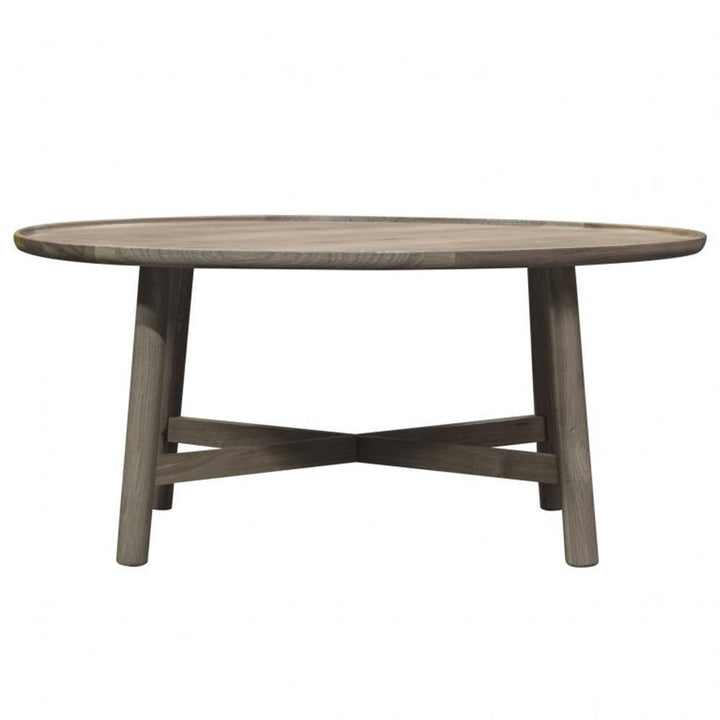 Kingham Round Coffee Table Grey Gallery Direct