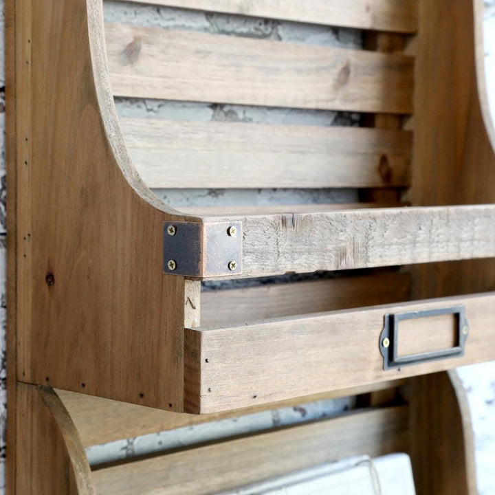 Vintage Style Magazine Rack Chic Antique