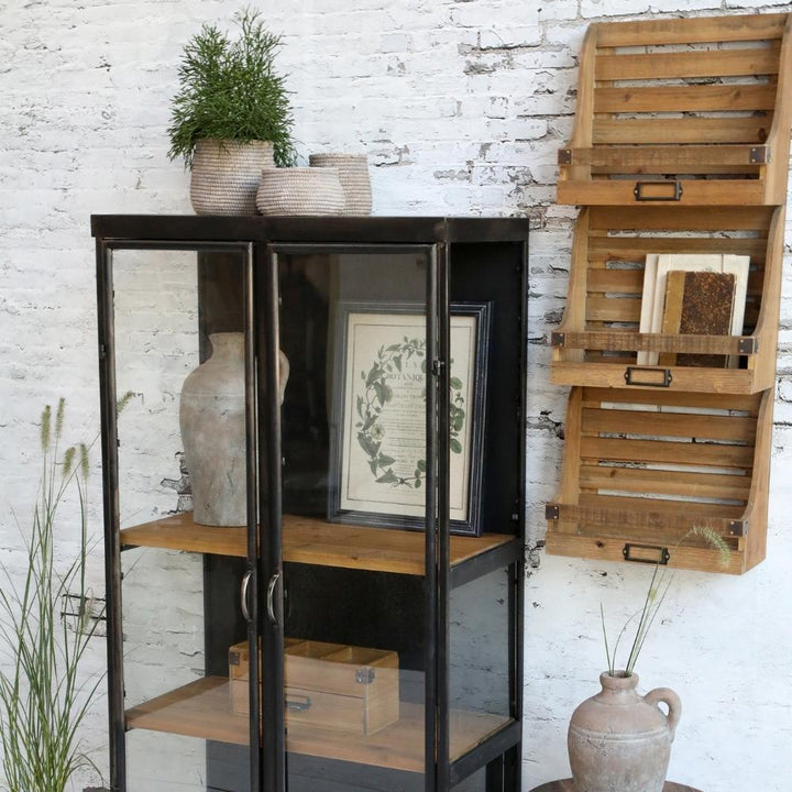 Vintage Style Magazine Rack Chic Antique