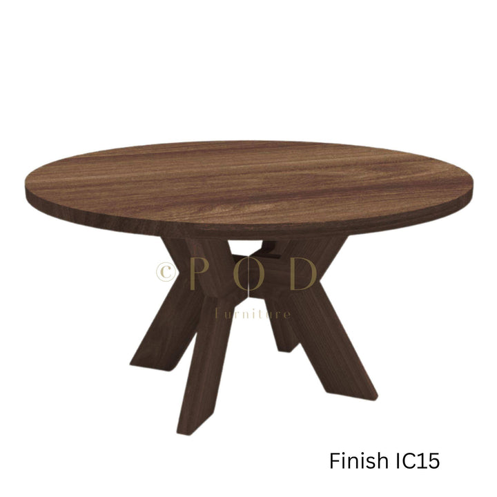 Manny Round Extendable Dining Table Kristensen