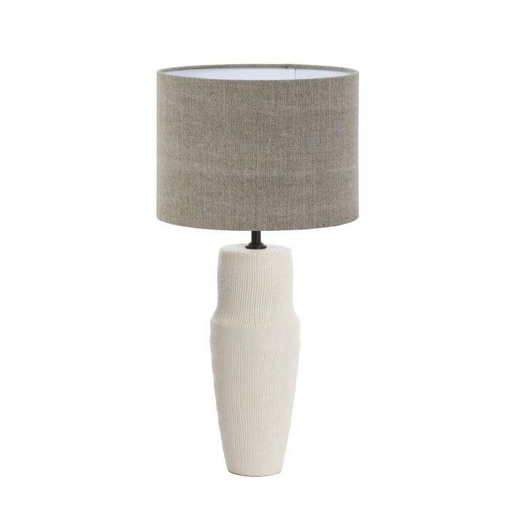 Maselle Lamp with Grey Shade Light & Living