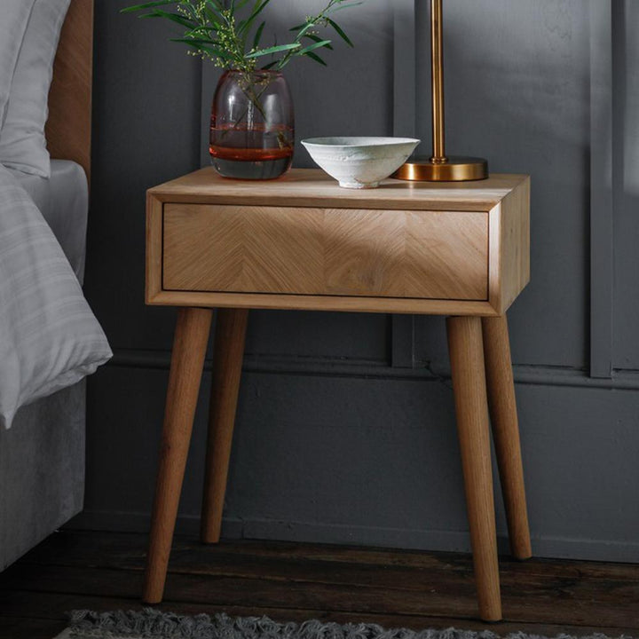 Milano 1 Drawer Side Table Gallery Direct