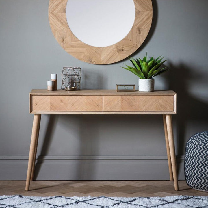 Milano 2 Drawer Console Table Gallery Direct